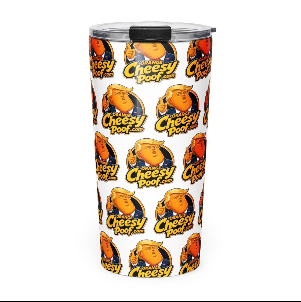 Orange Cheesy Poof 20 oz. Tumbler
